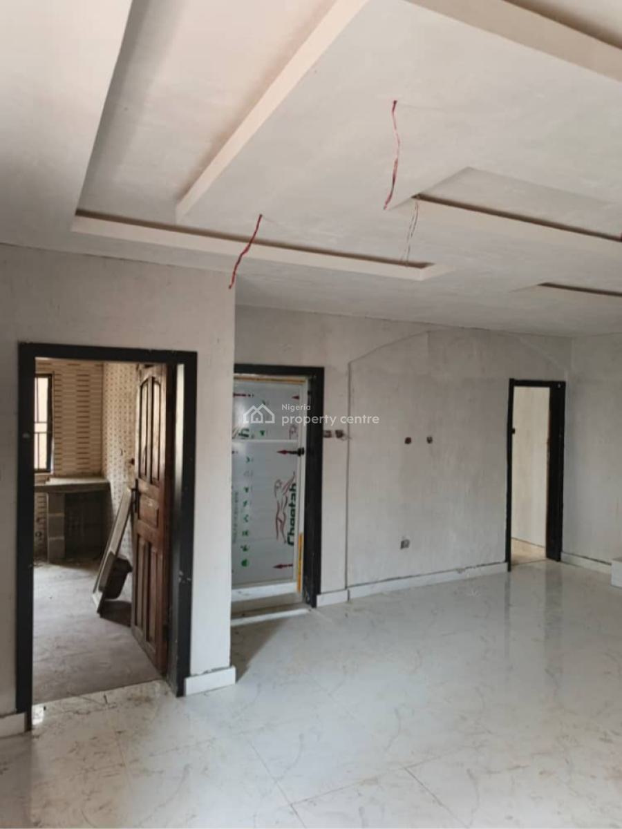 New 3 Bedroom Flat, By Sunday Farm, Cement, Mangoro, Ikeja, Lagos, Flat / Apartment for Rent