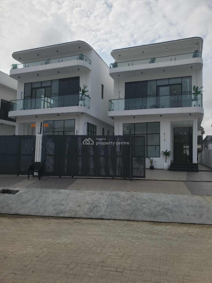 Gigantic 5 Bedroom Detached Duplex with Bq, Pool, Rooftop Lounge, Chevron Toll Gate, Lekki, Lagos, Detached Duplex for Sale