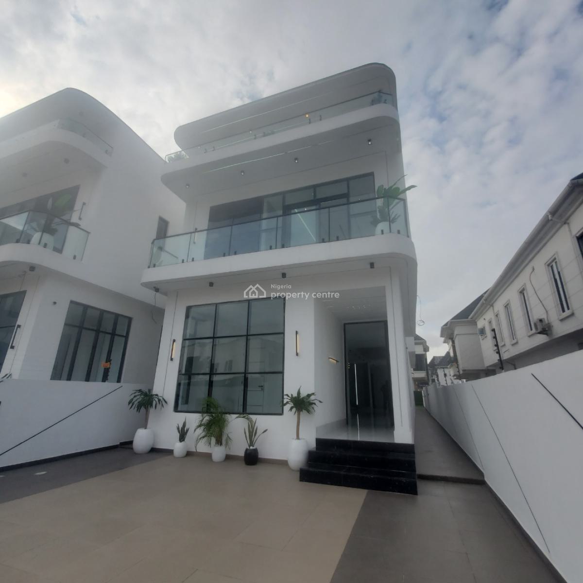 Gigantic 5 Bedroom Detached Duplex with Bq, Pool, Rooftop Lounge, Chevron Toll Gate, Lekki, Lagos, Detached Duplex for Sale