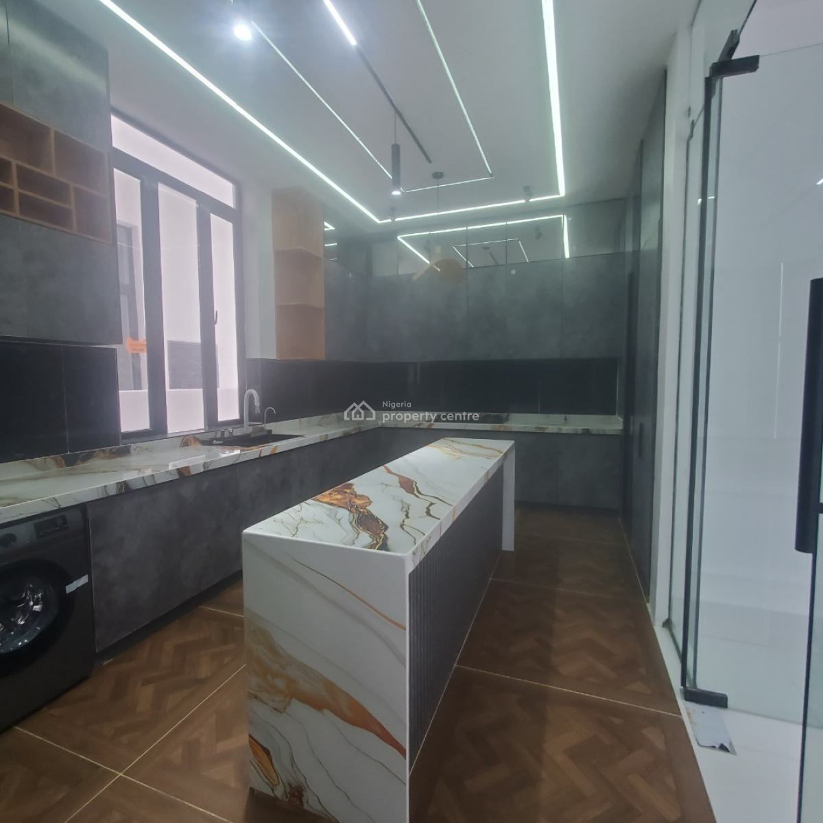 Gigantic 5 Bedroom Detached Duplex with Bq, Pool, Rooftop Lounge, Chevron Toll Gate, Lekki, Lagos, Detached Duplex for Sale