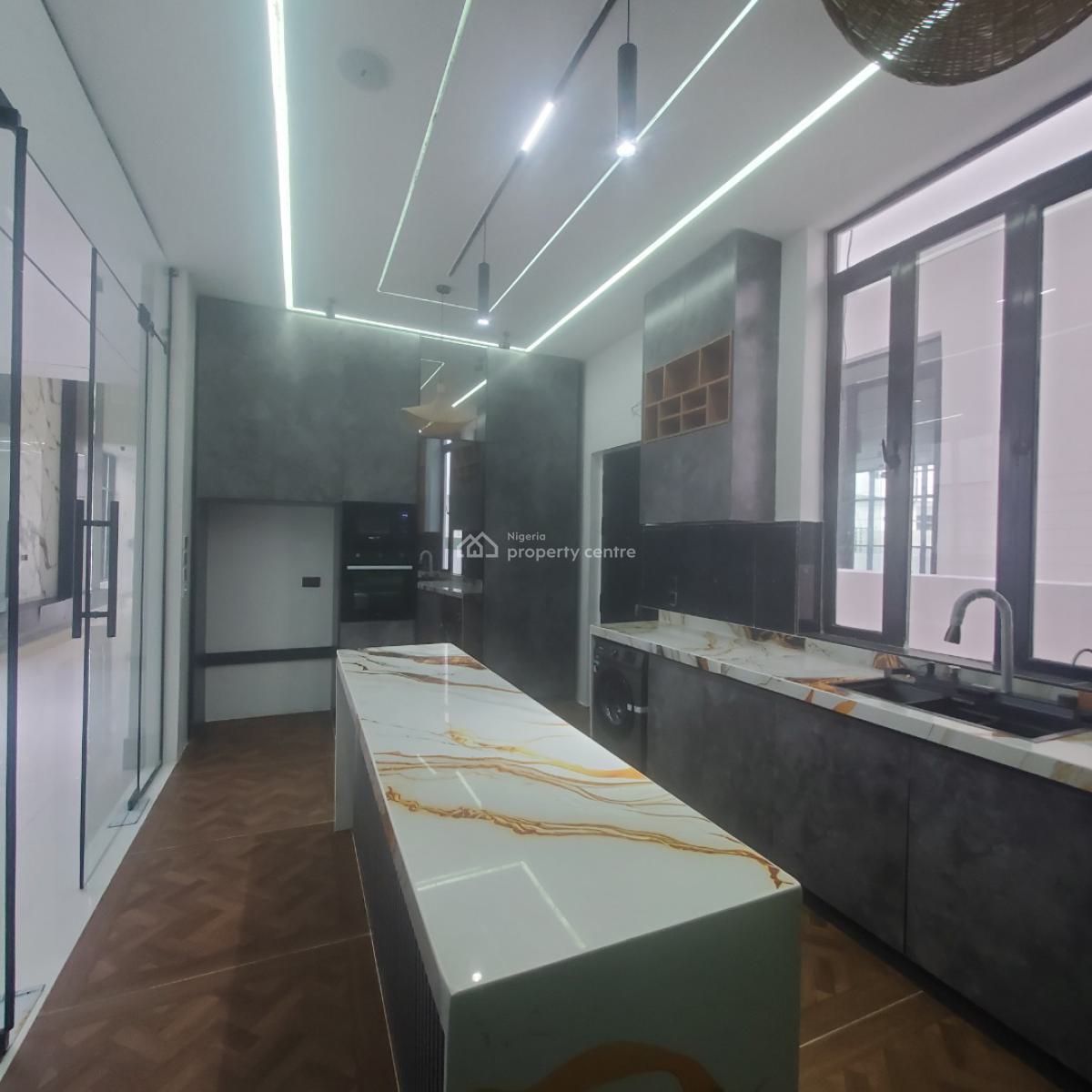 Gigantic 5 Bedroom Detached Duplex with Bq, Pool, Rooftop Lounge, Chevron Toll Gate, Lekki, Lagos, Detached Duplex for Sale