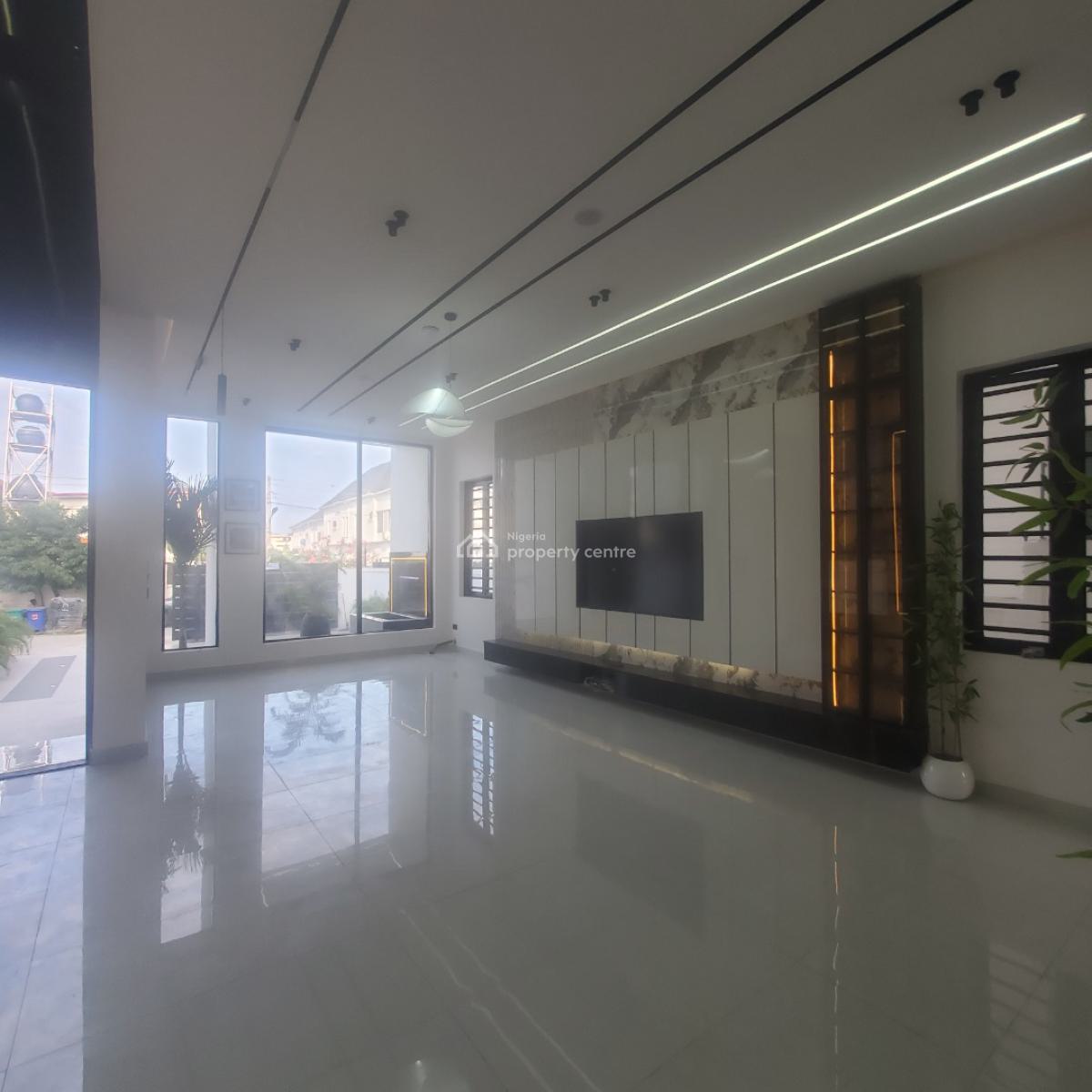 Gorgeous 5 Bedroom Detached Duplex with Bq, Pool & Water Fountain, Chevron Toll Gate, Lekki, Lagos, Detached Duplex for Sale