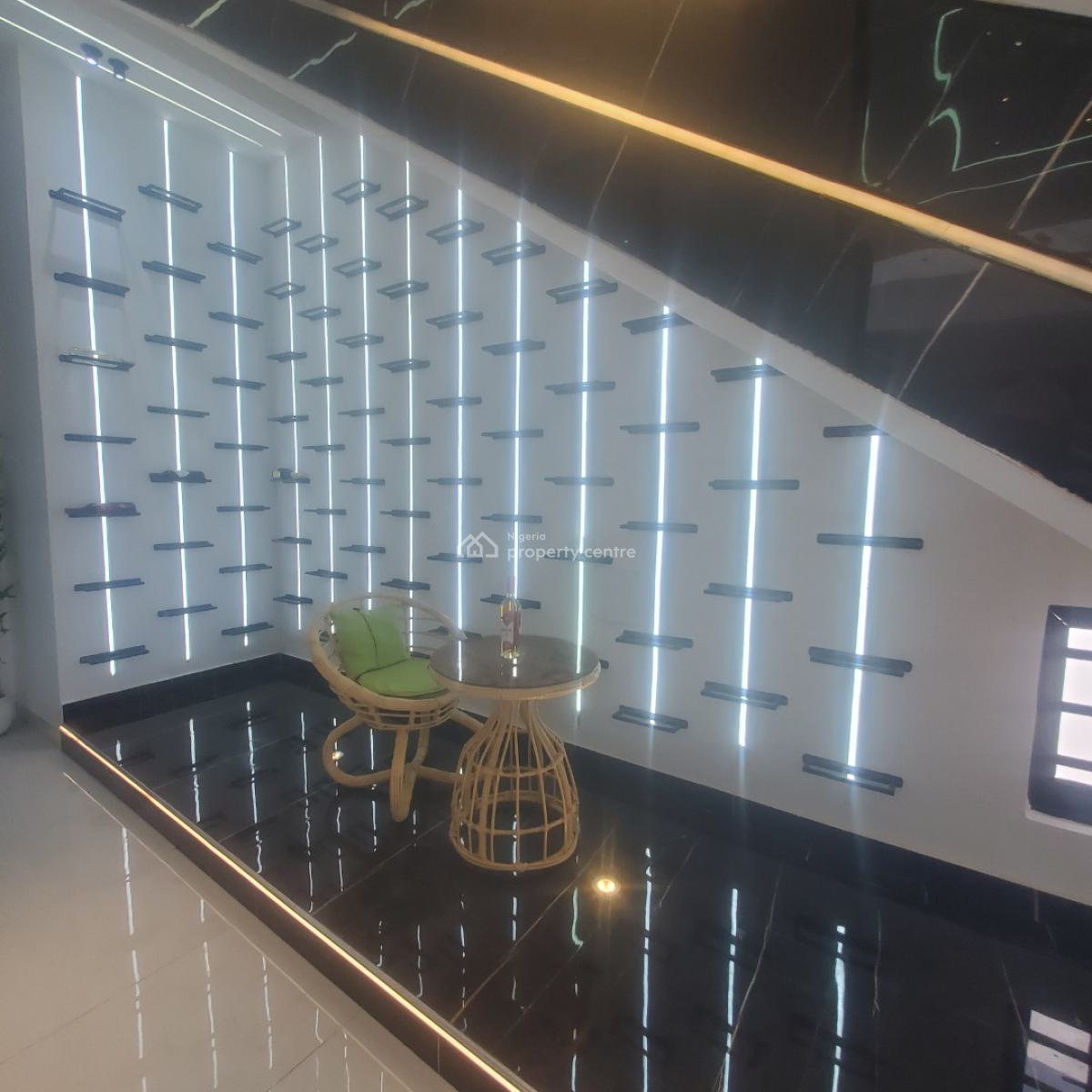 Gorgeous 5 Bedroom Detached Duplex with Bq, Pool & Water Fountain, Chevron Toll Gate, Lekki, Lagos, Detached Duplex for Sale