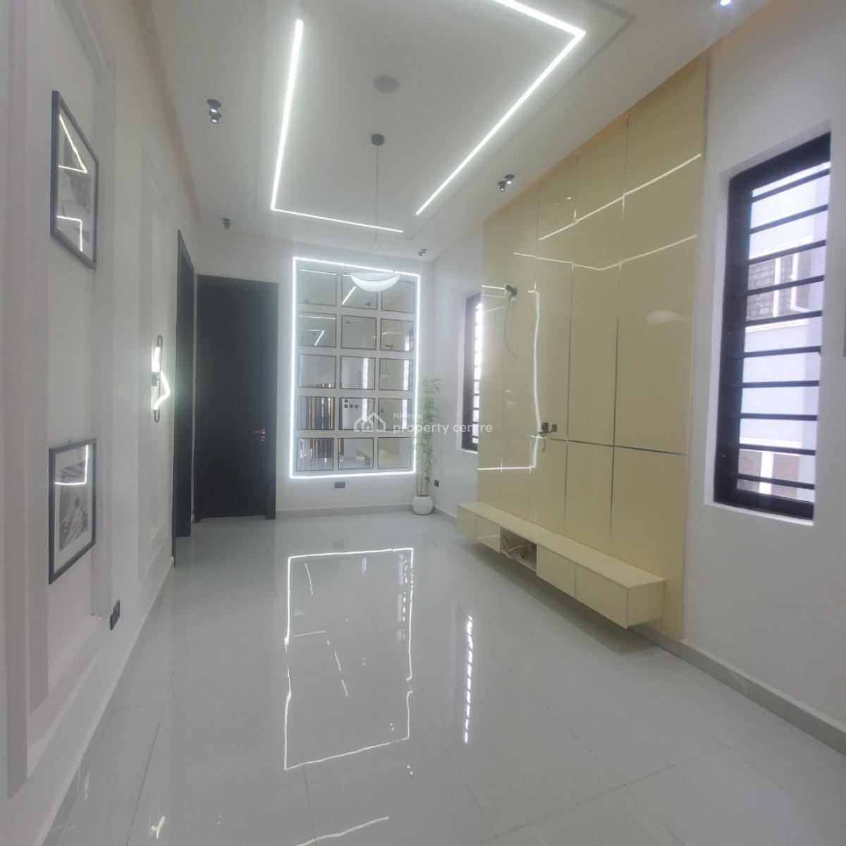 Gorgeous 5 Bedroom Detached Duplex with Bq, Pool & Water Fountain, Chevron Toll Gate, Lekki, Lagos, Detached Duplex for Sale
