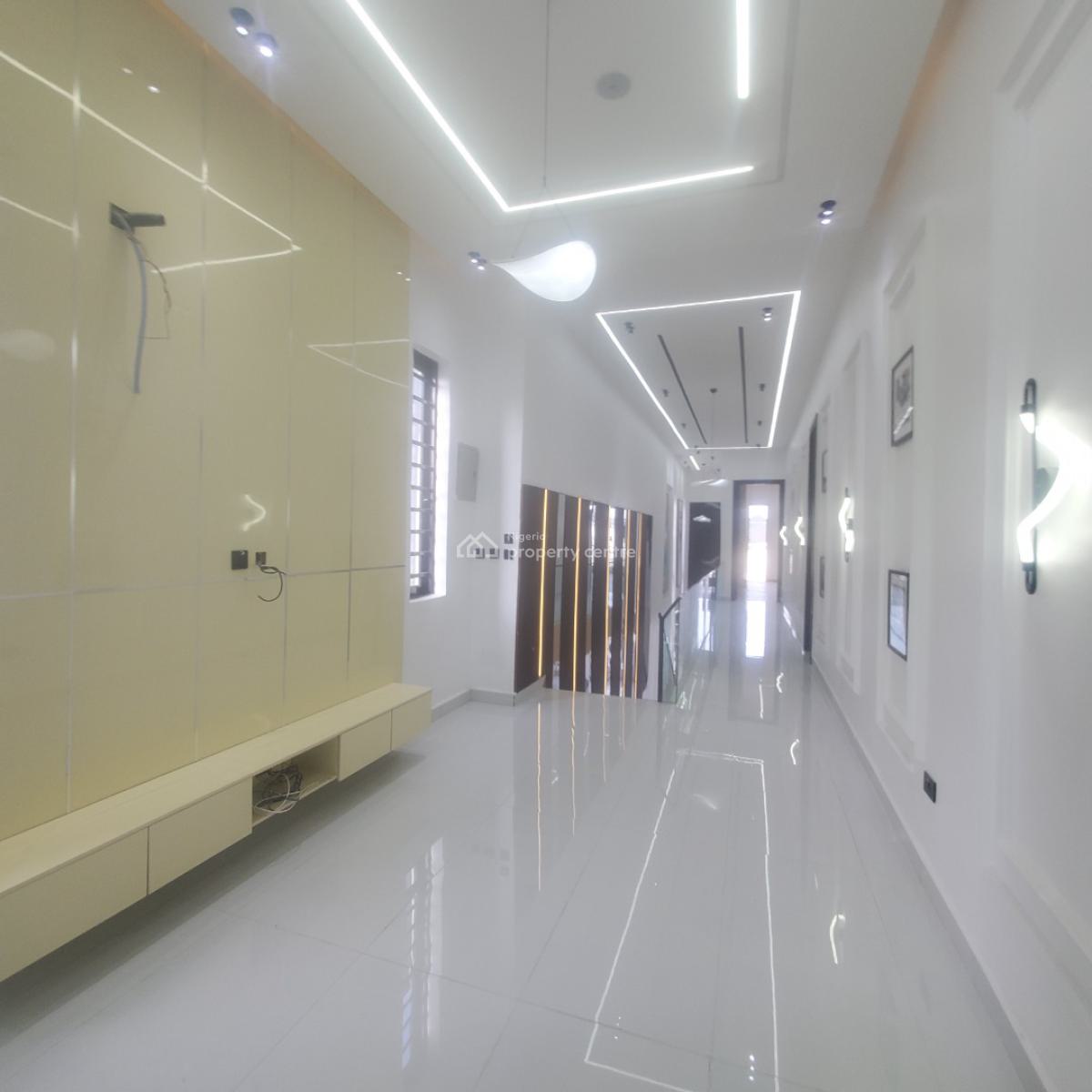 Gorgeous 5 Bedroom Detached Duplex with Bq, Pool & Water Fountain, Chevron Toll Gate, Lekki, Lagos, Detached Duplex for Sale