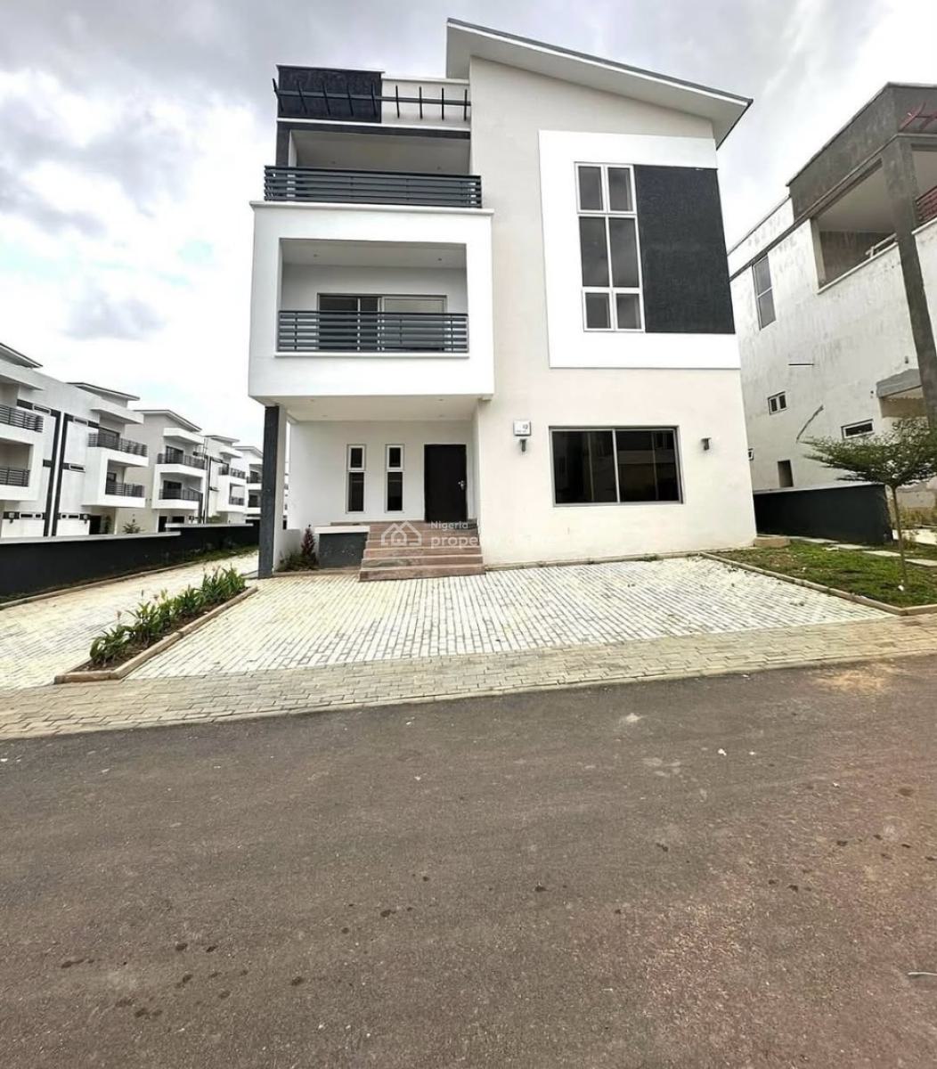 5 Bedroom Fully Detached Duplex with Bq, Life Camp, Abuja, Detached Duplex for Rent
