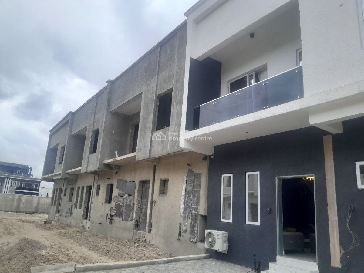 Beautiful 3 Bedroom Duplex with Solar Power - Off-plan, Opposite Charterhouse, Akaj Lekki, Ogombo, Ajah, Lagos, Terraced Duplex for Sale