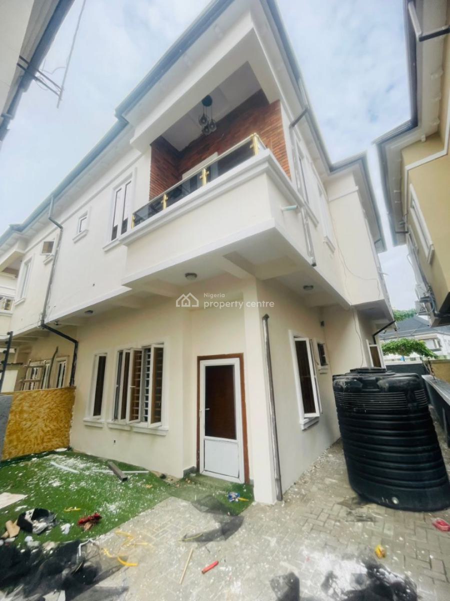 4 Bedroom Semi Detached Duplex  with a Bq, Chevron, Lekki, Lagos, Semi-detached Duplex for Rent