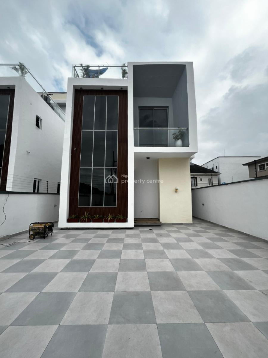5 Bedroom House with Bq, Chevron, Lekki Phase 1, Lekki, Lagos, Detached Duplex for Sale