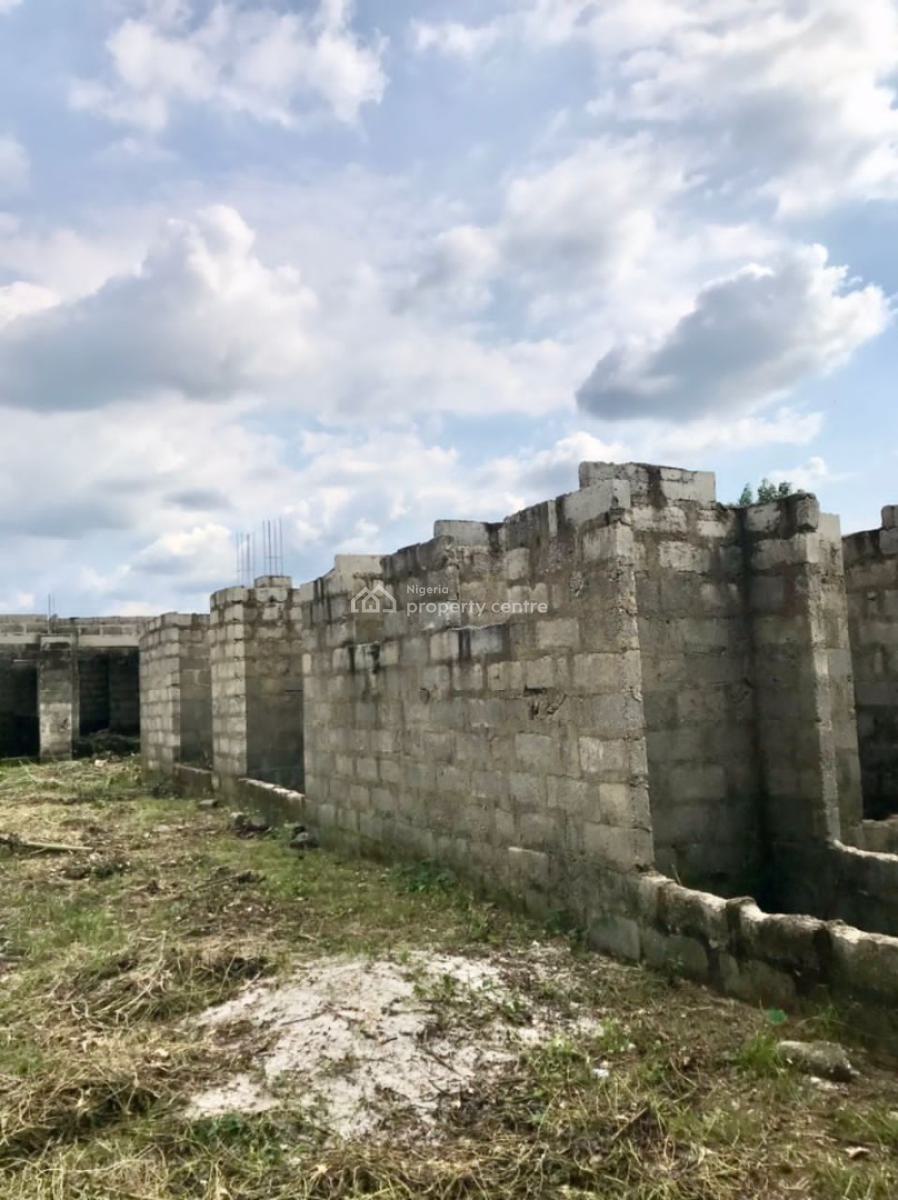 an Uncompleted 3 Bedroom Bungalow with 3 Units of Self Contain, Umuikume Town Hall, Omagwa, Port Harcourt, Rivers, Semi-detached Bungalow for Sale
