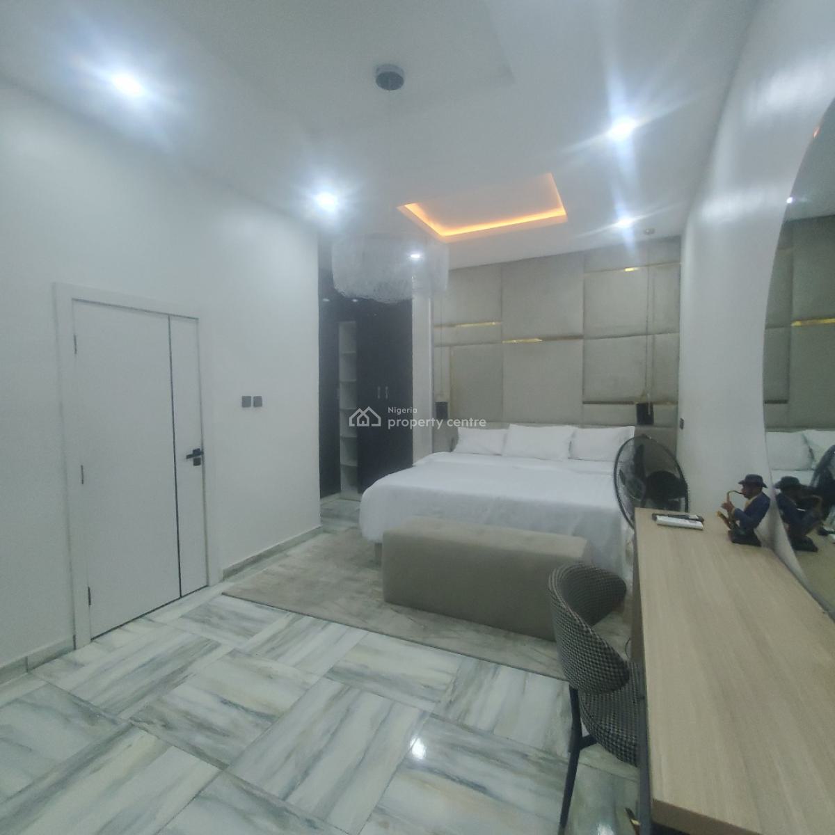 Elegant Fully Furnished 3 Bedroom Apartment in a Secured Estate, 1 Mins Drive to The Express at Chevron Toll Gate, Lekki, Lagos, Flat / Apartment for Sale