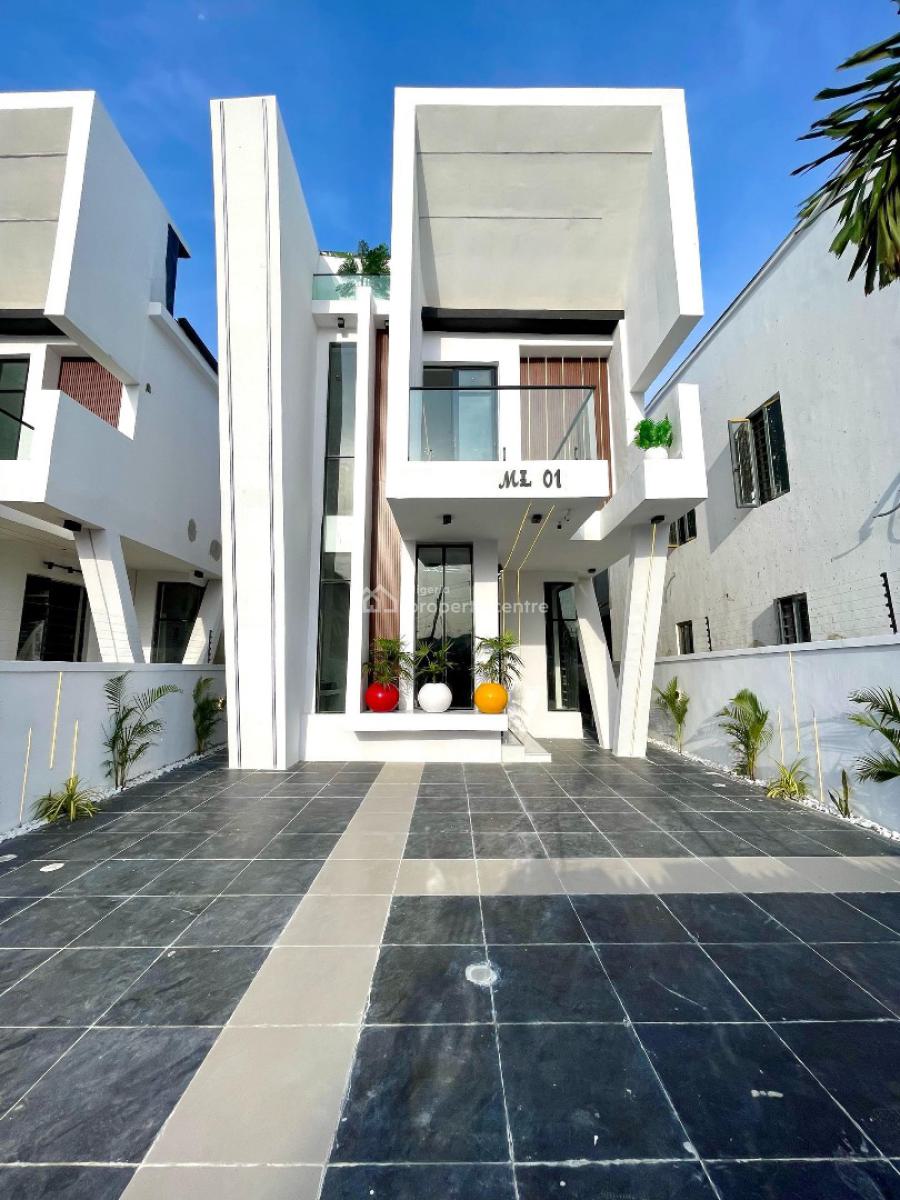 Gorgeous 5 Bedroom Duplex with a Bq and a Pool in a Secured Estate, Ikota, Lekki, Lagos, House for Sale