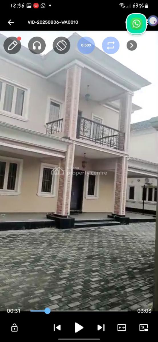 6 Bedroom Detached House, Off Admiralty Road, Lekki Phase 1, Lekki, Lagos, Detached Duplex for Rent