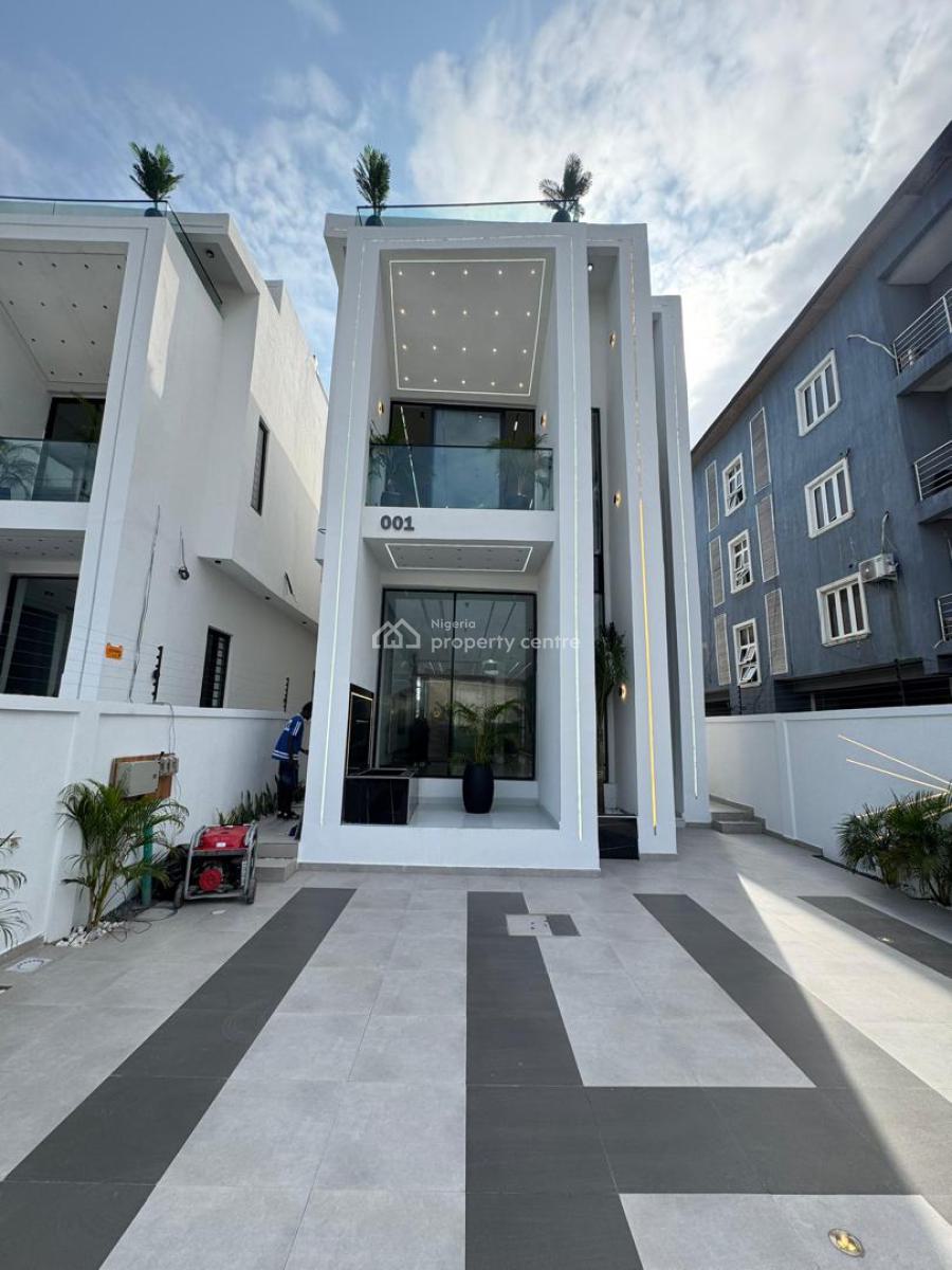 5 Bedrooms Fully Detached Duplex with Bq, Chevron, By Second Toll Gate, Lekki Expressway, Lekki, Lagos, House for Sale