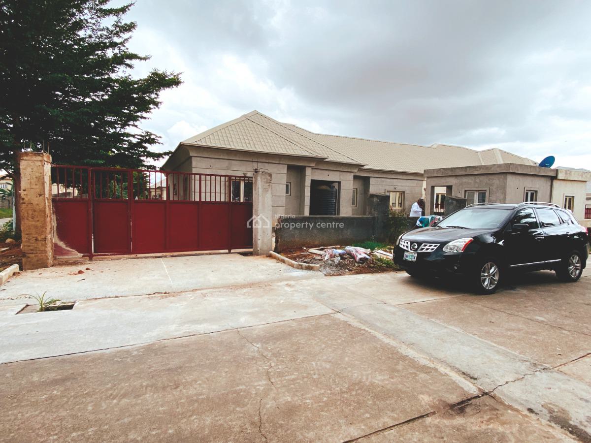 Newly Built 3 Bedroom Bungalow + 1 Bedroom Flat Bq in an Estate, Fort Royal Estate, Airport Road, Abuja, Lugbe District, Abuja, Semi-detached Bungalow for Sale