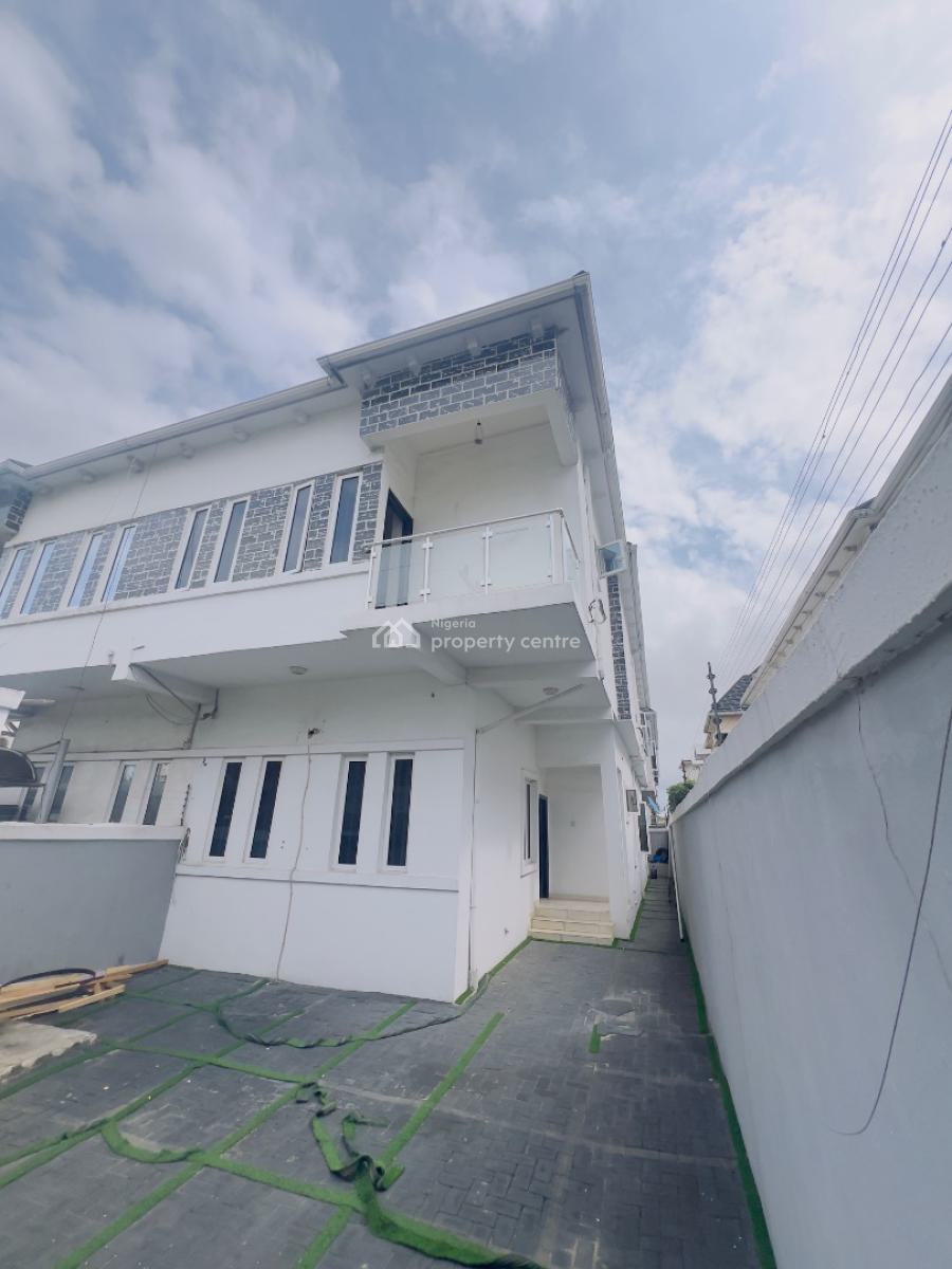 Standard 4bedroom Detached Duplex with Bq, Chevron, Lekki, Lagos, Detached Duplex for Rent