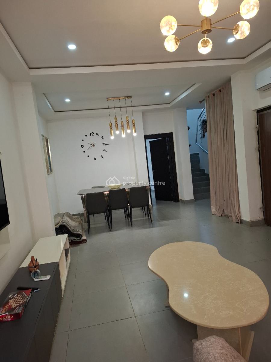 Luxury Furnished 4 Bedroom Terrace Duplex, Guzape District, Abuja, Terraced Duplex for Rent