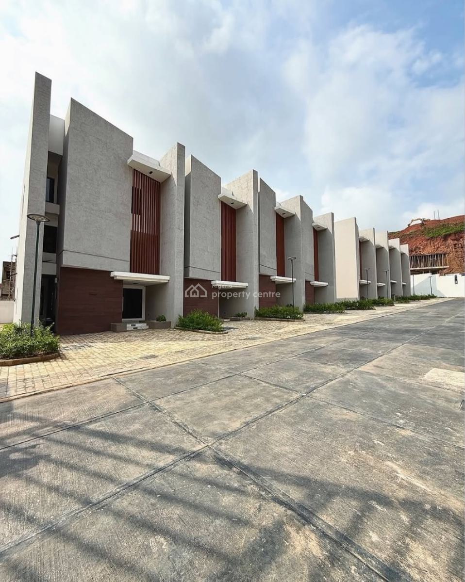 Newly Built 4bedroom Terrace Duplex with Bq, Guzape District, Abuja, Terraced Duplex for Sale