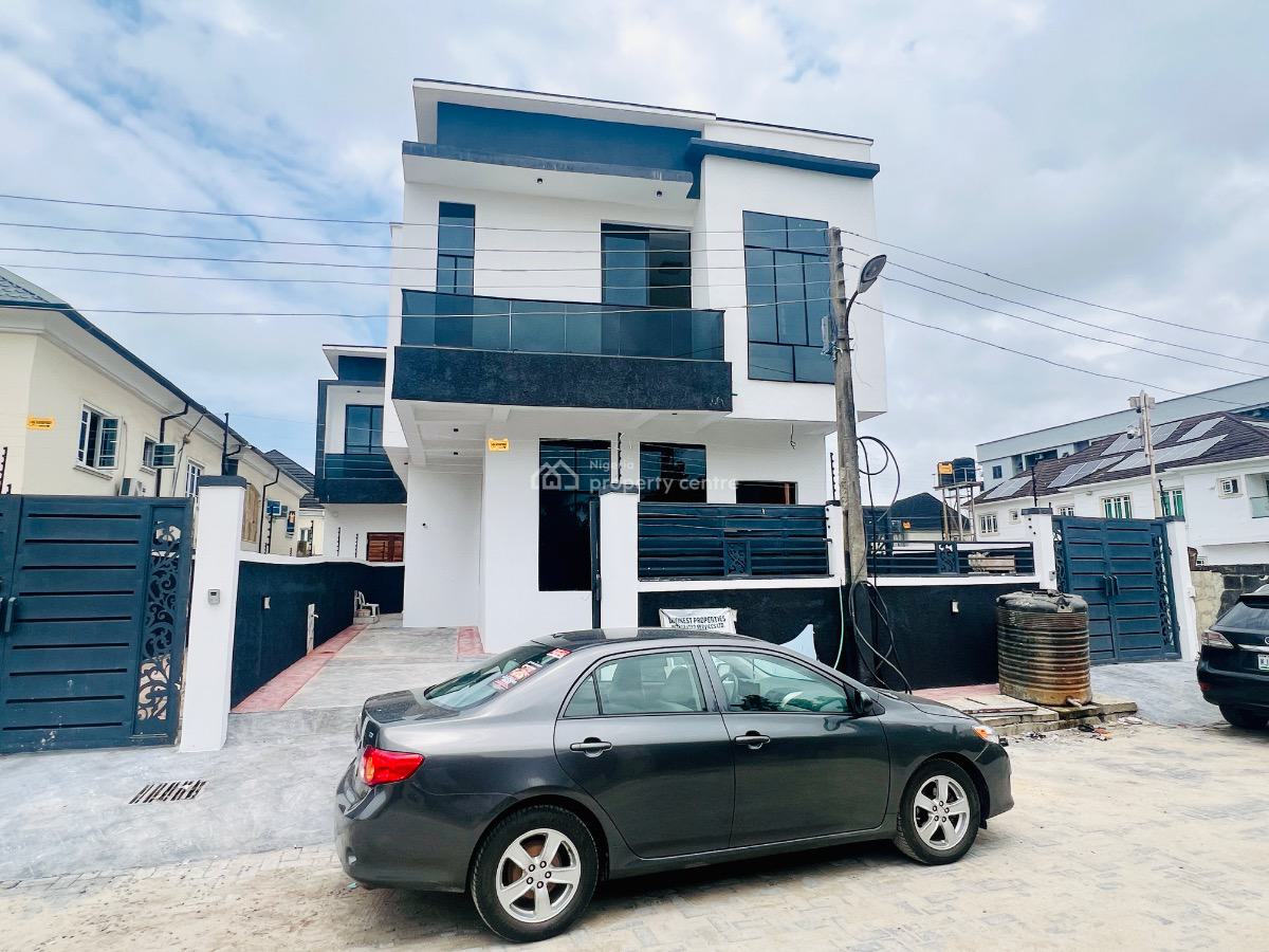 Newly Built 4 Bedroom Duplex with Bq, Sangotedo Ajah, Sangotedo, Ajah, Lagos, Detached Duplex for Sale