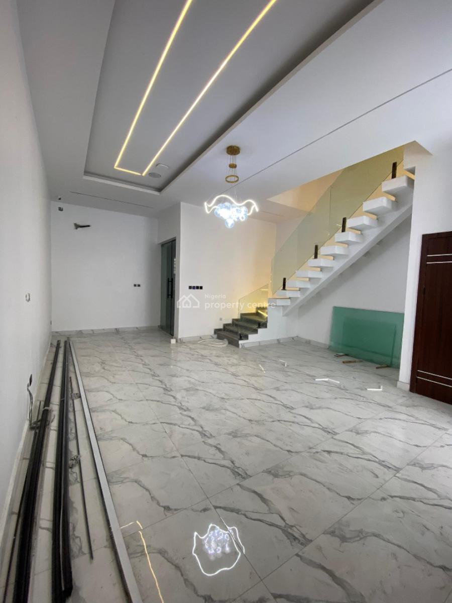 Newly Built 4 Bedroom Featured Terraced Duplex with Pool, Open Terrace, Osapa, Lekki, Lagos, Terraced Duplex for Sale