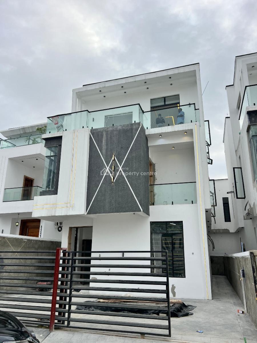 Newly Built 5 Bedroom Detached Duplex with Bq and Open Terrace, Cheevron, Lekki, Lagos, Detached Duplex for Sale