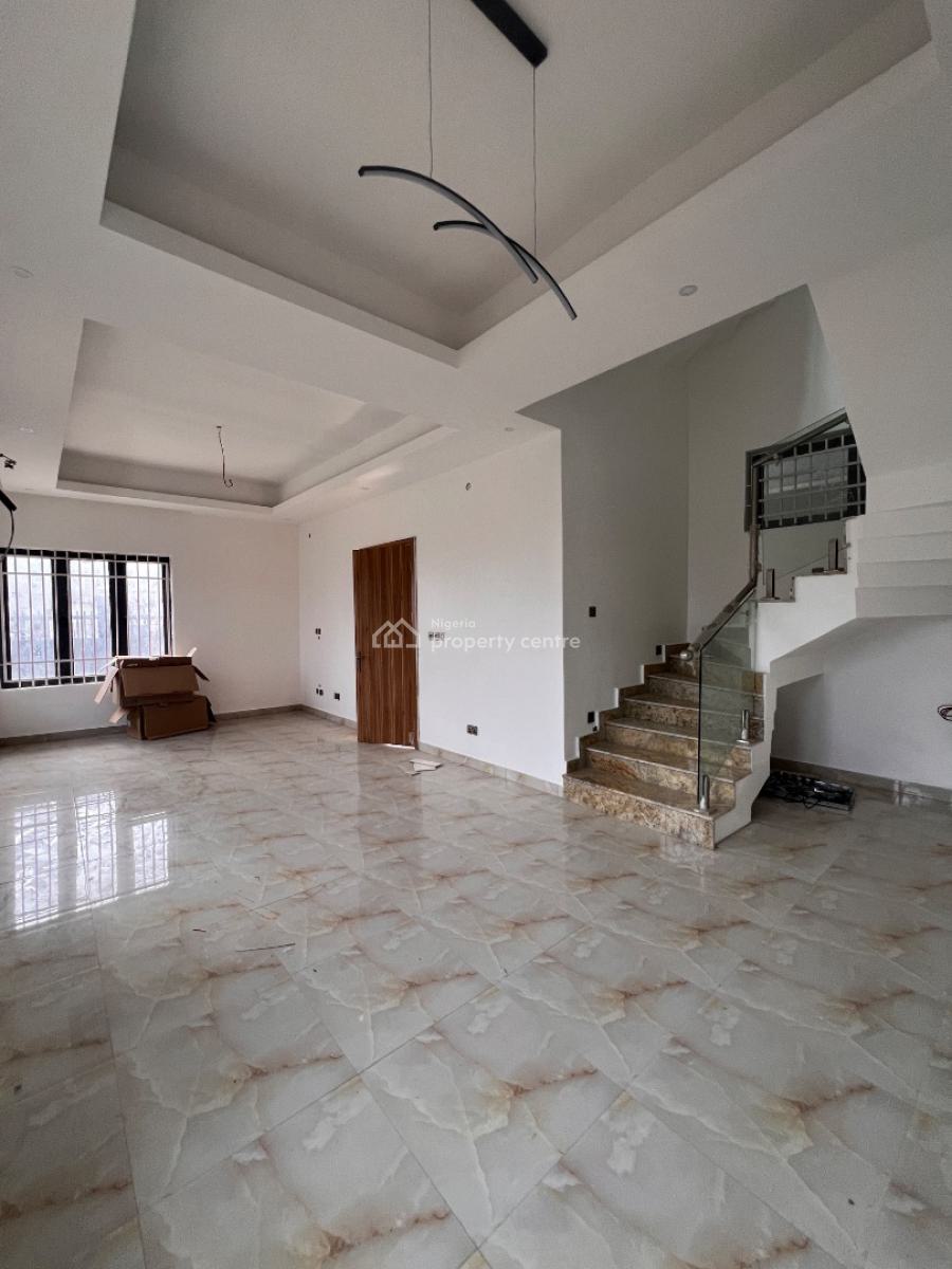 Magnificent 4 Bedroom Detached Duplex in a Serene Environment, Comes with Water Treatment, and Cctv for Security in Ikate, Lekki, Lagos, Detached Duplex for Sale