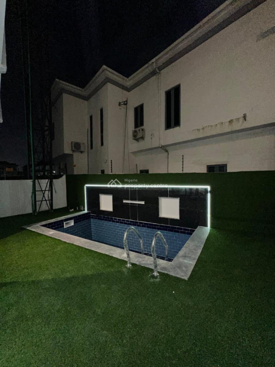 Luxury 5 Bedroom Fully Detached Duplex with a Bq, Pool & Cinema, Chevron Toll Gate, Lekki, Lagos, Detached Duplex for Sale