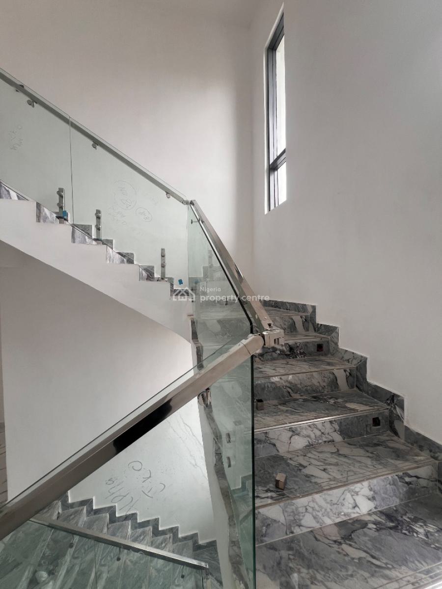 Well Built  5 Bedroom Fully Detached Duplex with Cinema, Gym and Bq, Within a Gated Estate on 2 Floors and Spacious En-suite Rooms in Osapa, Lekki, Lagos, Detached Duplex for Sale