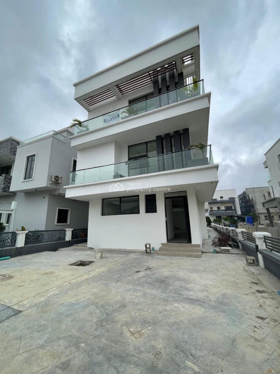 Massive 5 Bedroom Fully Detached Duplex with Bq, Osapa London, Lekki, Lagos, Detached Duplex for Sale