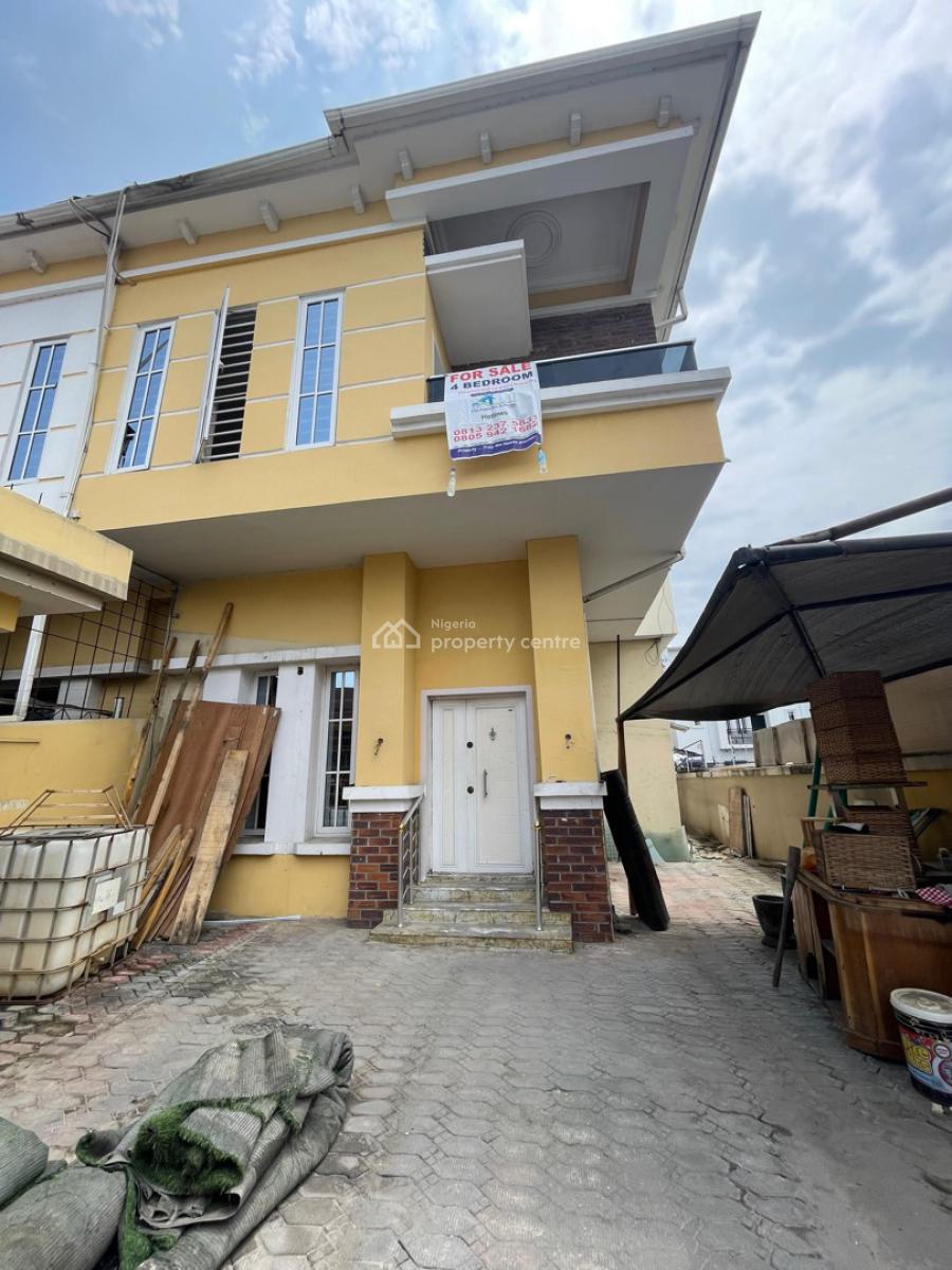 4 Bedroom Semi Detached Duplex with Bq, Chevron Alternative, Lekki, Lagos, Commercial Property for Rent