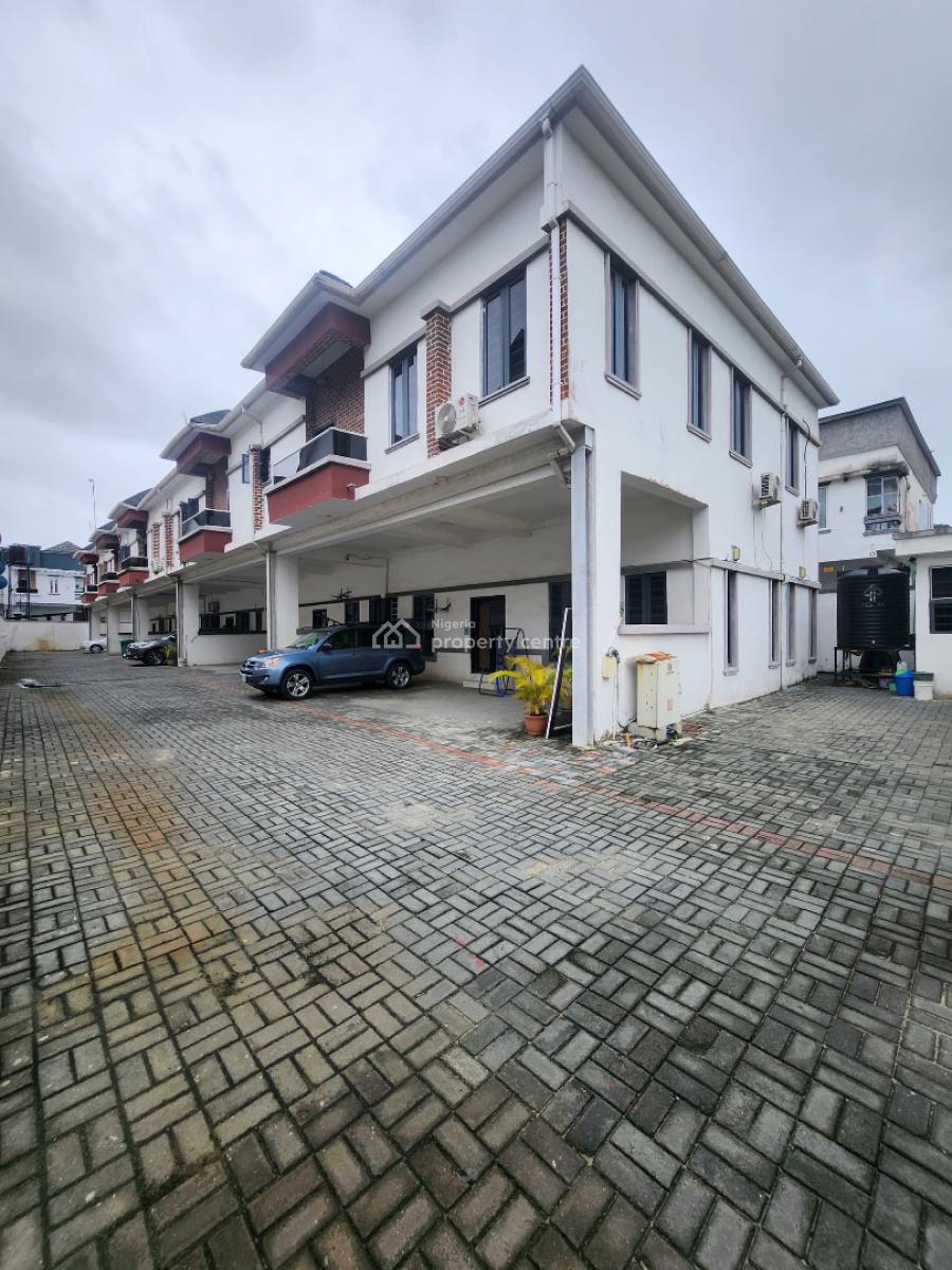 Spacious Self Serviced 4 Bedroom  Terrace Duplex, Orchid Road, Lekki, Lagos, Terraced Duplex for Rent