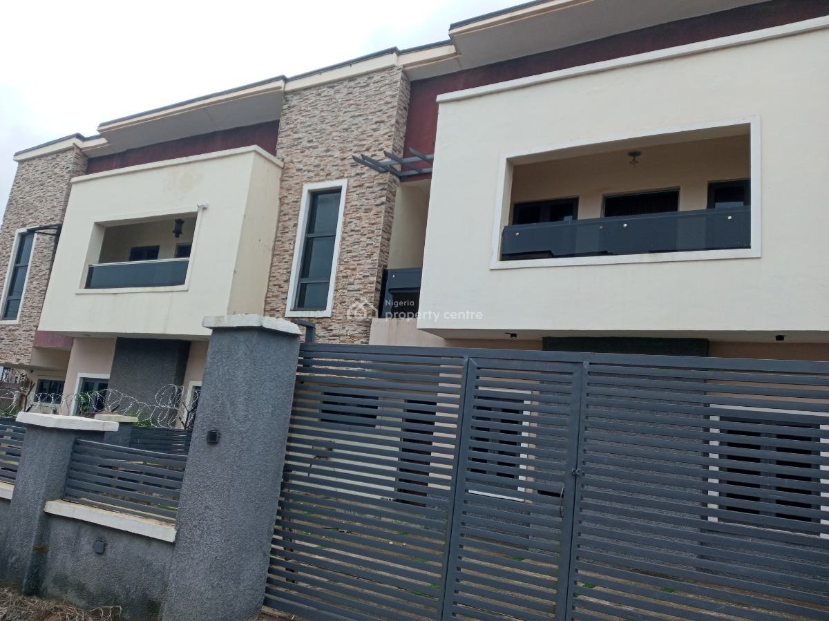 New 3 Bedroom Duplex with Bq Available for You, Near Apo Mechanic, Wumba, Abuja, Terraced Duplex for Rent