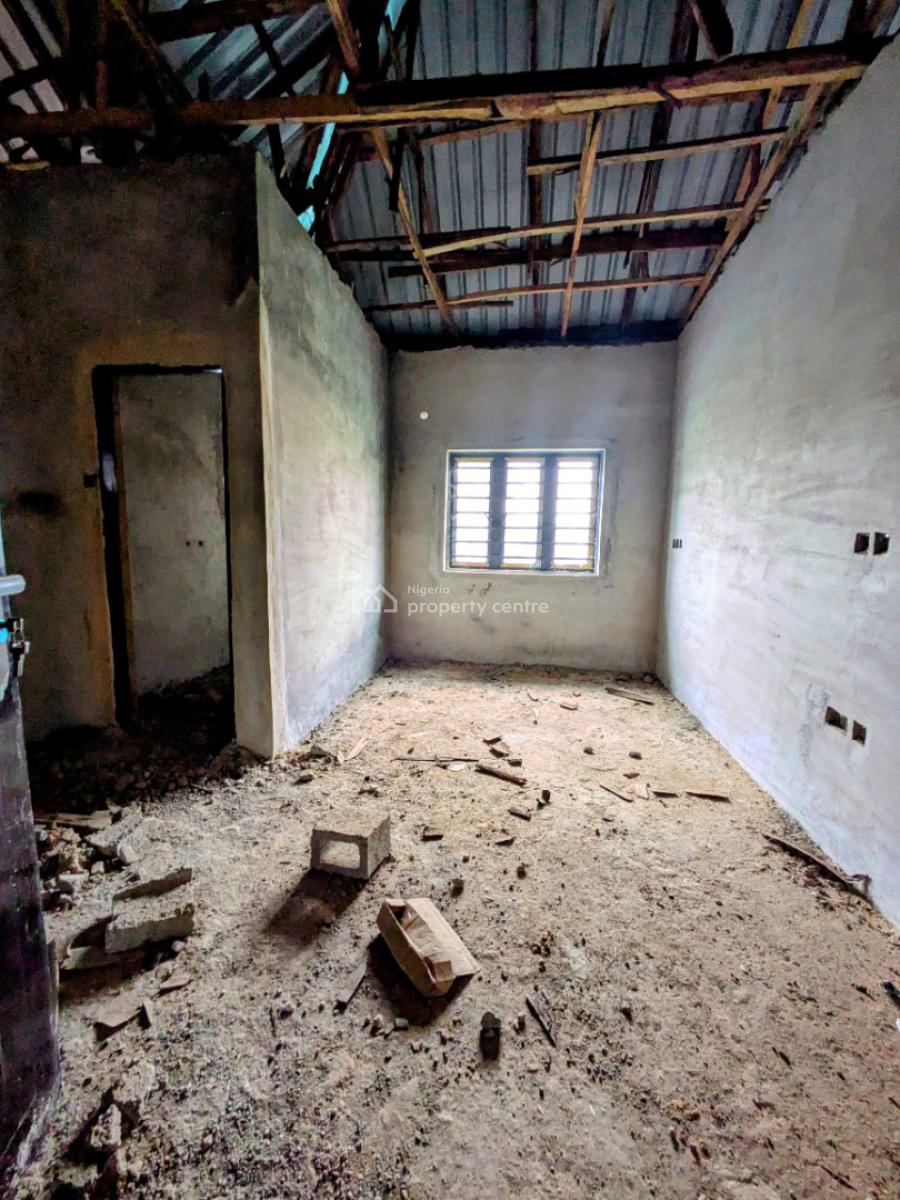 Semi-finished 3bedroom Semi Detached Bungalow, By Sunnyvale Junction, Dakwo, Abuja, Semi-detached Bungalow for Sale