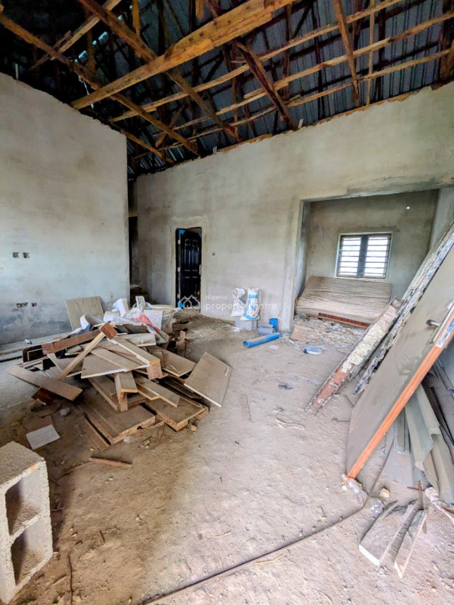 Semi-finished 3bedroom Semi Detached Bungalow, By Sunnyvale Junction, Dakwo, Abuja, Semi-detached Bungalow for Sale
