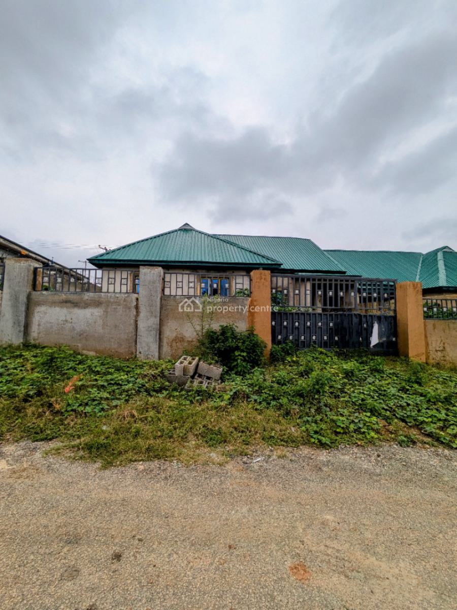 Semi-finished 3bedroom Semi Detached Bungalow, By Sunnyvale Junction, Dakwo, Abuja, Semi-detached Bungalow for Sale