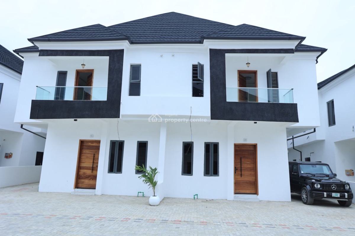 Lovely 4 Bedroom with Bq and Pool, Harris Drive By Vgc, Lekki, Lagos, Semi-detached Duplex for Sale