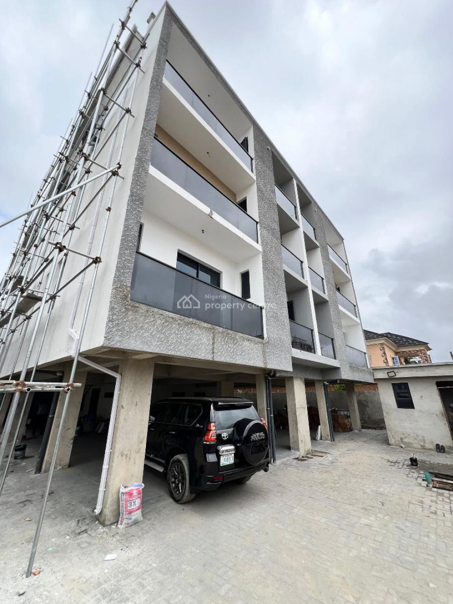 2 Bedroom Apartment with Reception, Laundry Room and 2 Balconies, Ologolo, Lekki, Lagos, Flat / Apartment for Sale