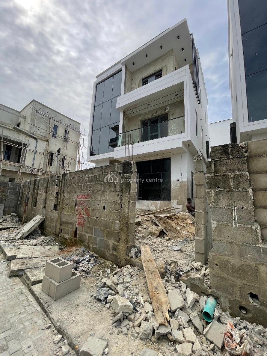 Ravishing 5 Bedroom Fully Detached Duplex with Pool in a Well Secured, Ologolo, Lekki, Lagos, Detached Duplex for Sale