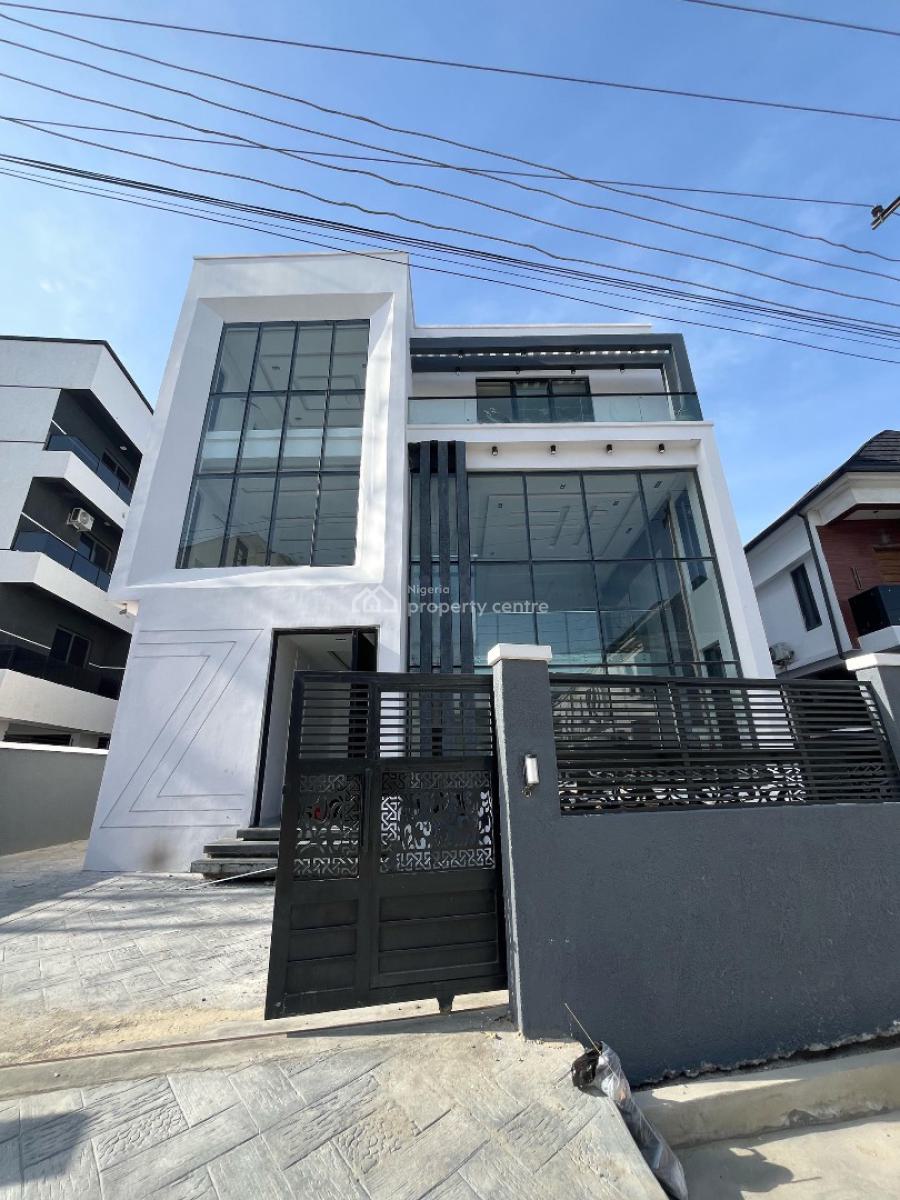 Tastefully Built  Five  Bedroom Detached with Bq, Pool, Gym & Cinema, Ologolo, Lekki, Lagos, Detached Duplex for Sale