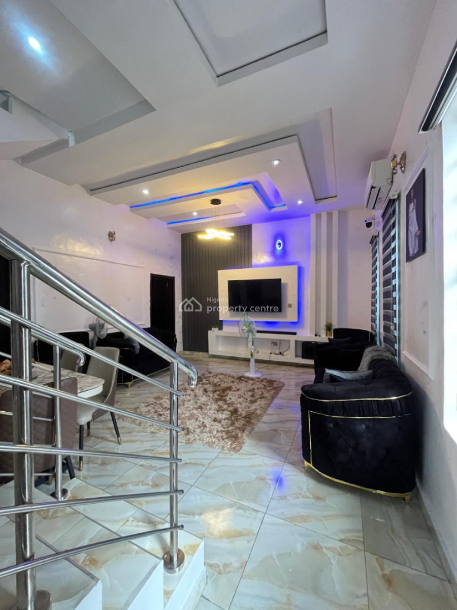 4 Bedroom Semi Detached Duplex with Bq and Furniture, Ajiwe, Ajah, Lagos, Semi-detached Duplex for Sale