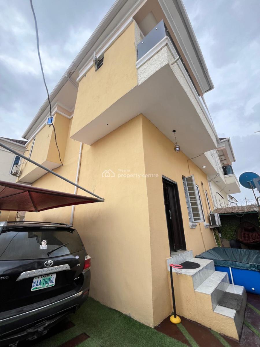 4 Bedroom Semi Detached Duplex with Bq and Furniture, Ajiwe, Ajah, Lagos, Semi-detached Duplex for Sale