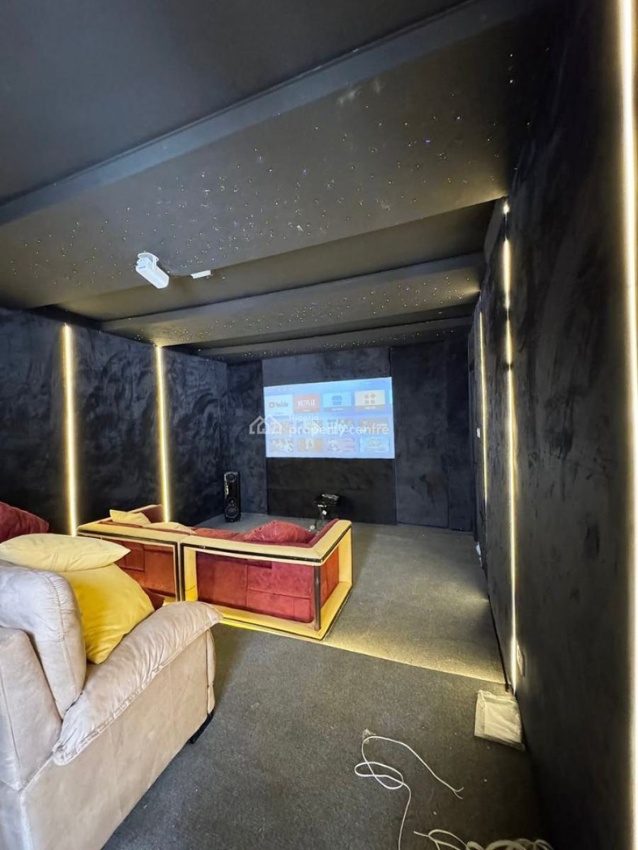 Contemporary 5 Bedroom Fully Detached Duplex with Swimming Pool ,cinem, Chevron, Lekki, Lagos, Detached Duplex for Sale