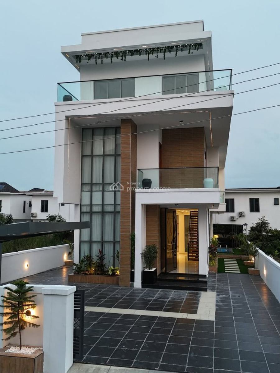 Luxury 5 Bedroom Detached Duplex with Swimming Pool, Beach Resort Estate, Osapa, Lekki, Lagos, Detached Duplex for Sale