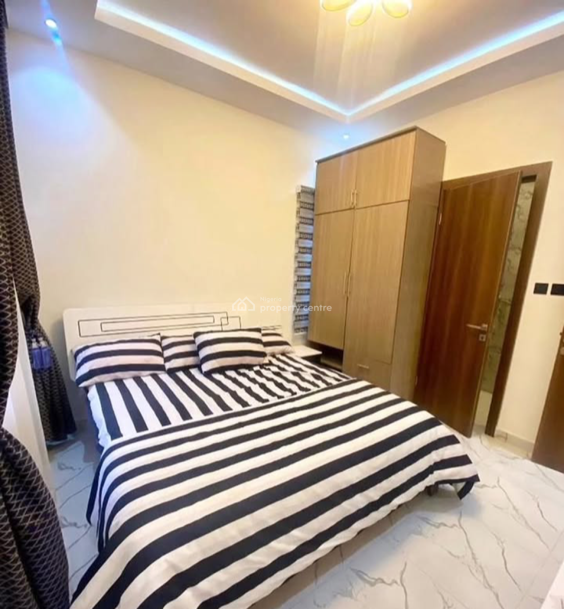 Luxurious Fully Furnished 1 Bedroom Apartment with Pool, Gym, Laundry, Ologolo, Lekki, Lagos, Mini Flat (room and Parlour) for Rent