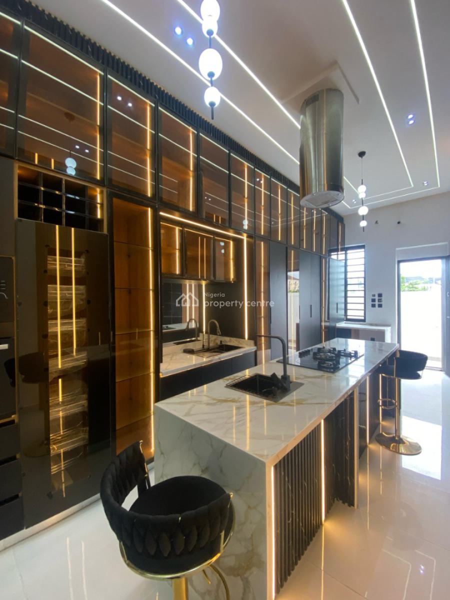 Exquisite Luxury Home 5 Bedroom Fully Detached Duplex, Chervon, Lekki, Lagos, Detached Duplex for Sale