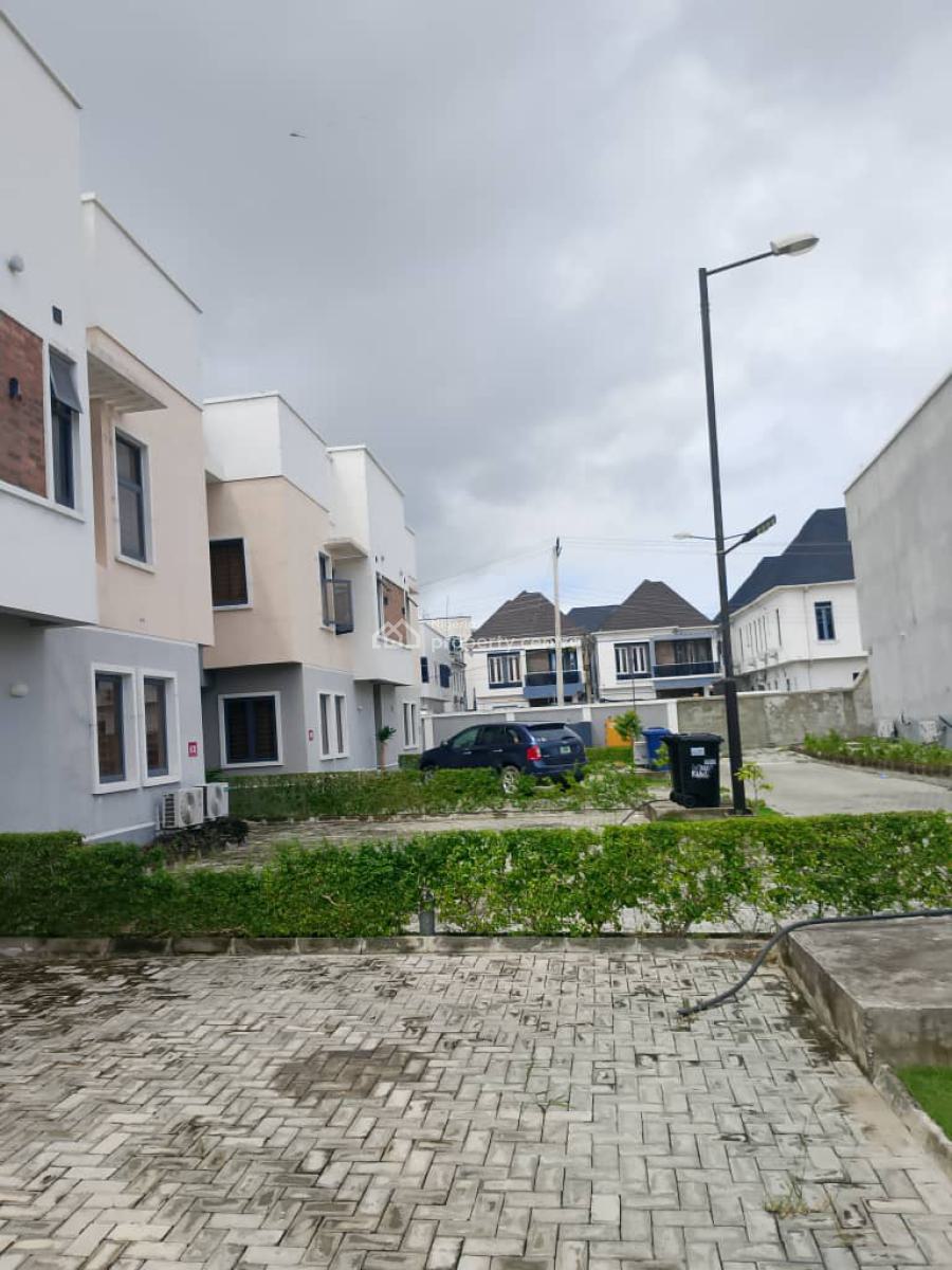 Beautiful 4 Bedroom Terrace Duplex with Bq, Lekki Conservation, Lekki, Lagos, Terraced Duplex for Rent