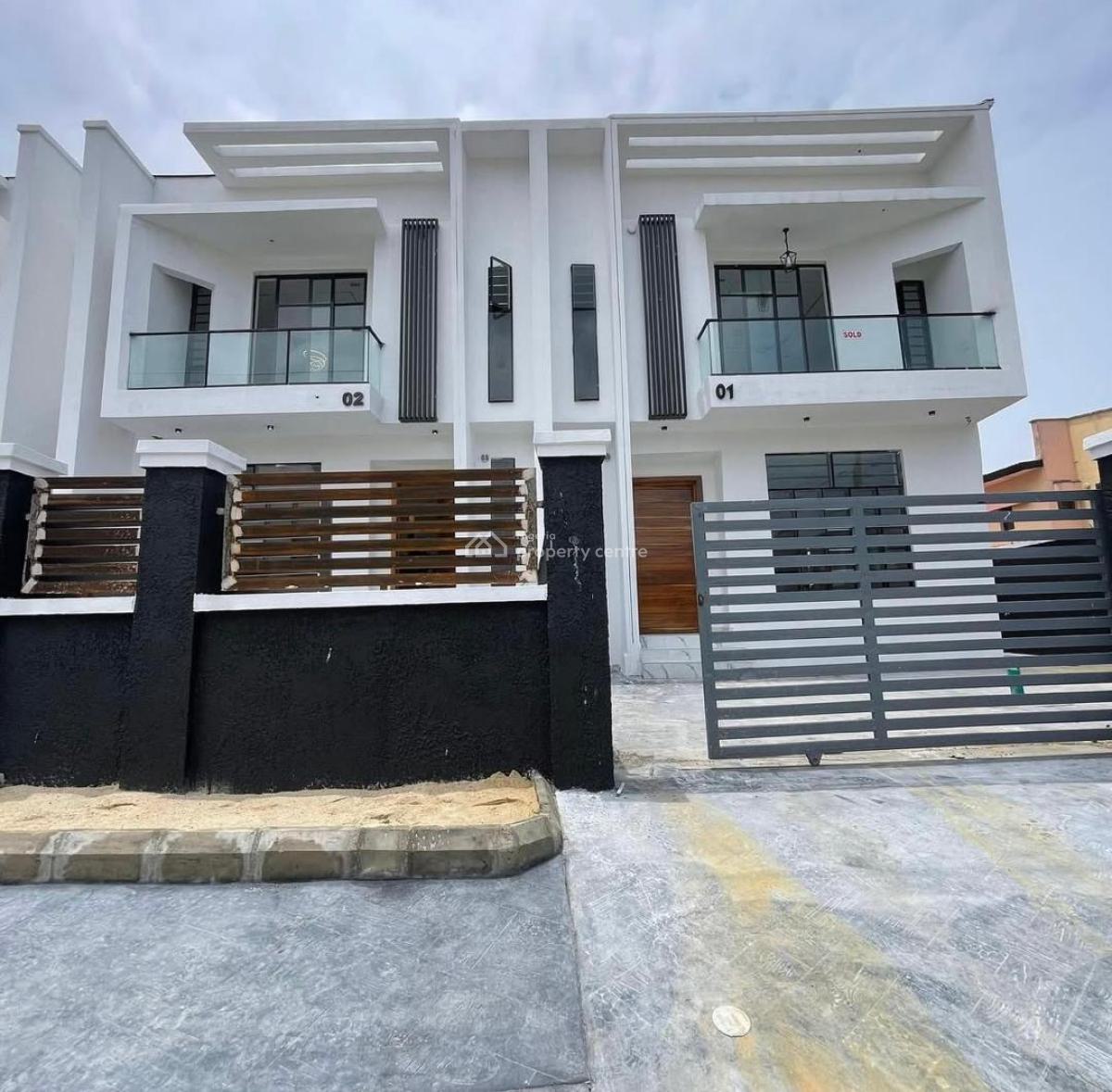 Affordable 4 Bedroom Semi Detached Duplex, Idado, Lekki, Lagos, Semi-detached Duplex for Sale