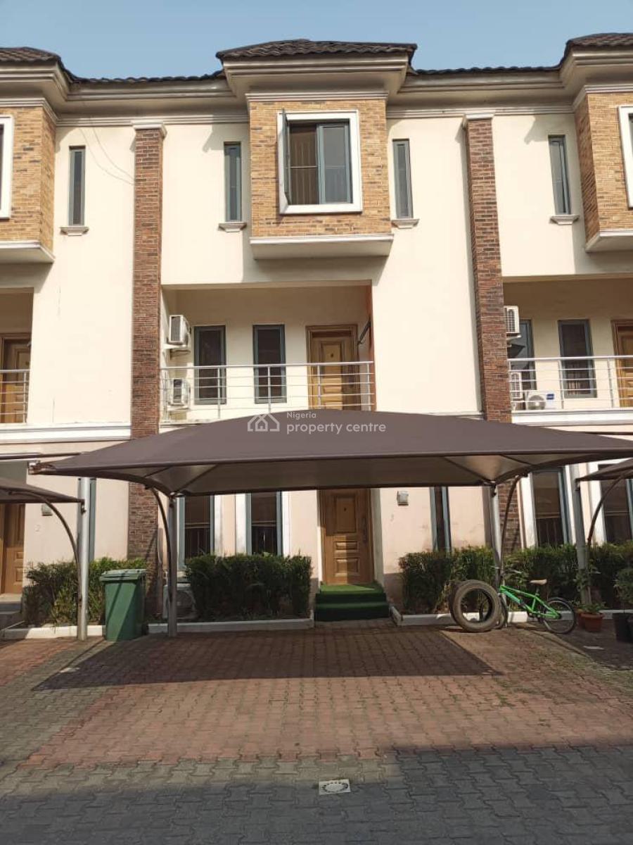 4 Bedroom Terrace Duplex with a Room Bq, Chevron Alternative, Lekki, Lagos, Terraced Duplex for Sale