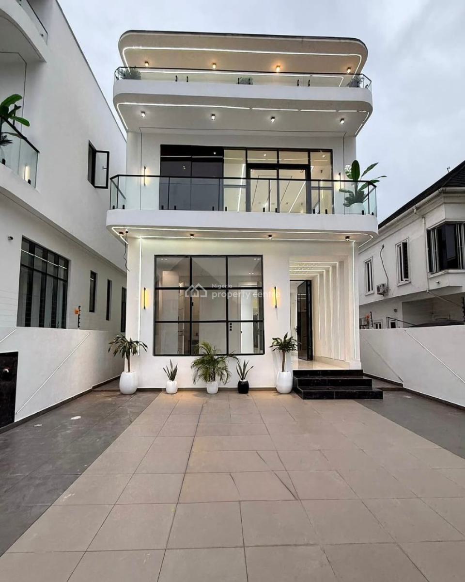 Contemporary 5 Bedroom Fully Detached Duplex with Swimming Pool, Second Toll Gate, Lekki, Lagos, Detached Duplex for Sale