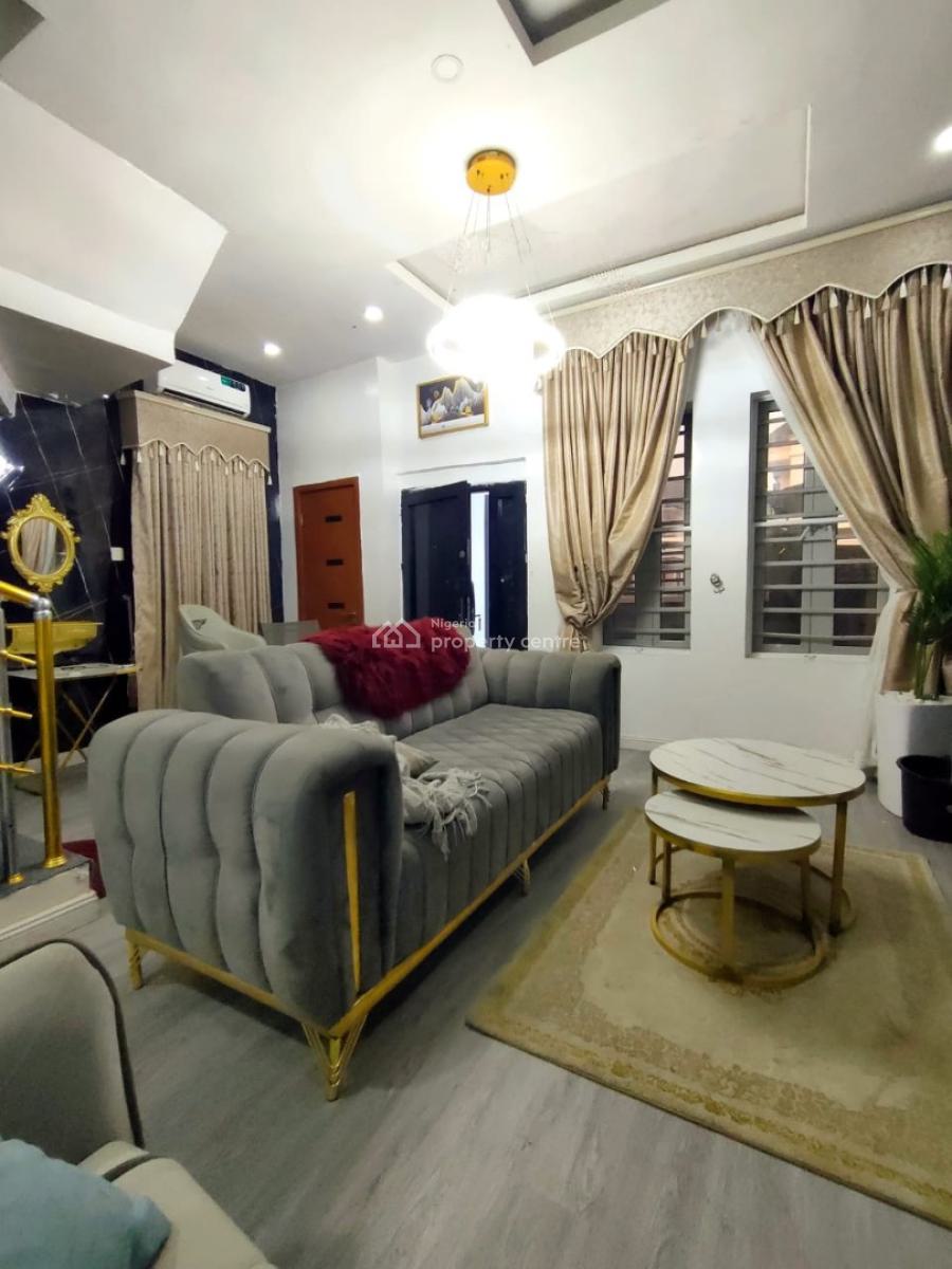 Distress 4 Bedroom Furnished Fully Detached Duplex with Bq and Security, Ikota Villa, Ikota, Lekki, Lagos, Detached Duplex for Sale